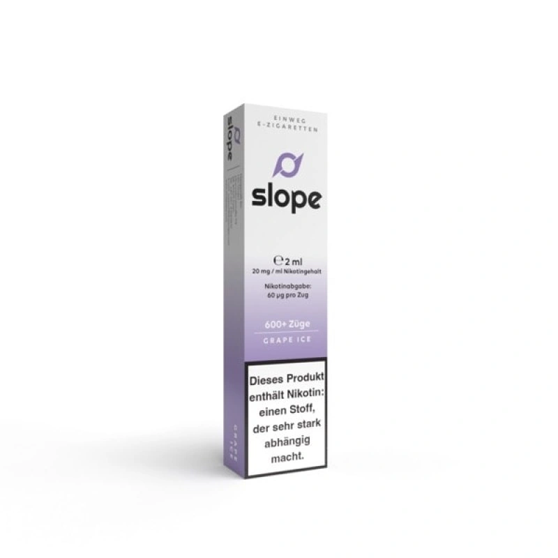 Slope Grape Ice Einweg E-Zigarette 20mg 600+ Züge